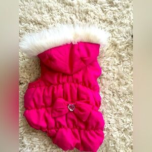 Pink puppy jacket ❤️🐶❤️